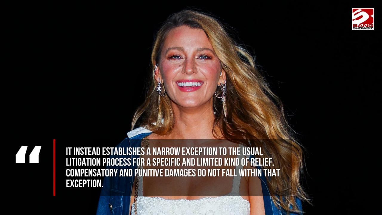 Video thumbnail for Blake Lively's bid for another Justin Baldoni payout rejected by judge