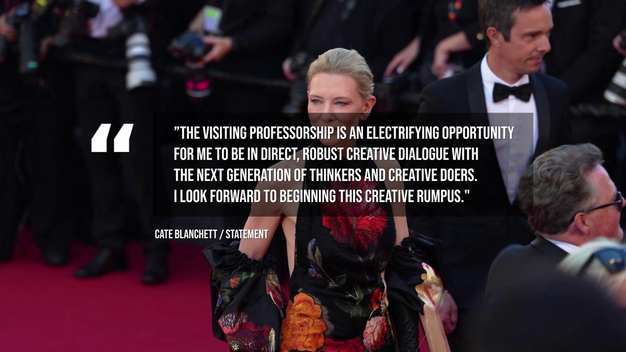 Video thumbnail for NEWS OF THE WEEK: Cate Blanchett to become visiting professor at University of Oxford.
