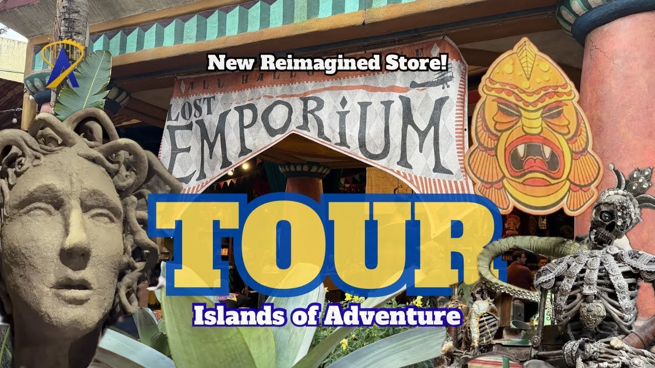 Video thumbnail for All Hallows Eve Lost Emporium, Tour - Islands of Adventure, Universal Orlando Resort