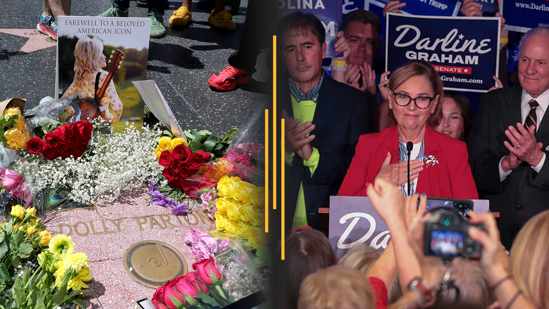 Video thumbnail for Fans remember Dolly Parton’s remarkable legacy; Darline Graham wins GOP runoff in SC