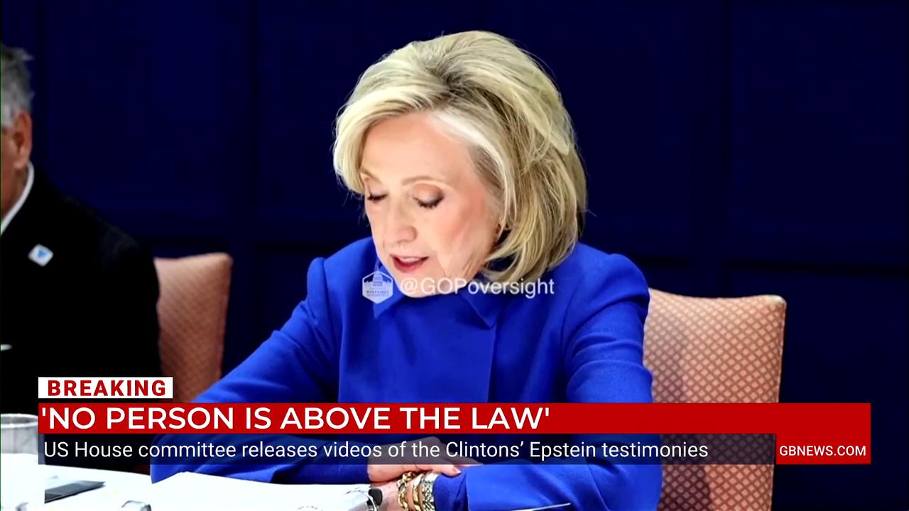 Video thumbnail for WATCH: Hillary Clinton STORMS OUT of Epstein grilling as she declares: 'I'm done!'