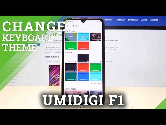 Video thumbnail for How to Customize Keyboard Theme with Photo in UMIDIGI F1 – Keyboard Look
