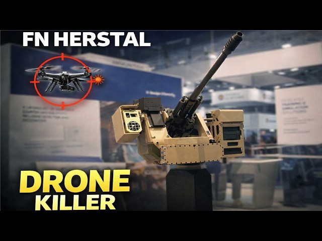 Video thumbnail for New Multi-Layer Counter-Drone Defense System Revealed by FN Herstal