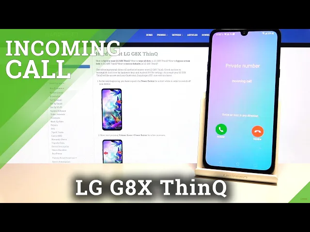 Video thumbnail for LG G8X ThinQ - All Available Call Options & Default Ringtone Presentation