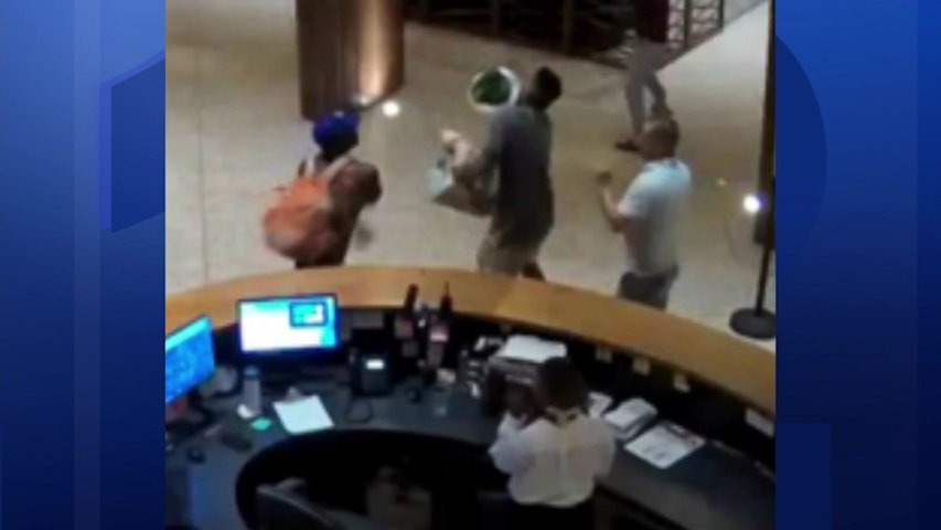 Video thumbnail for Flowerpot fury: Police seek man accused of assaulting victim with planter