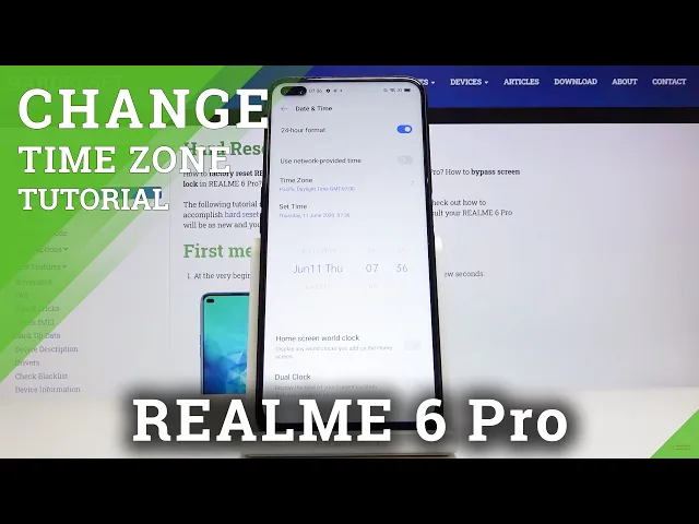Video thumbnail for How to Change Time and Data on Realme 6 Pro – Set up Data and Time