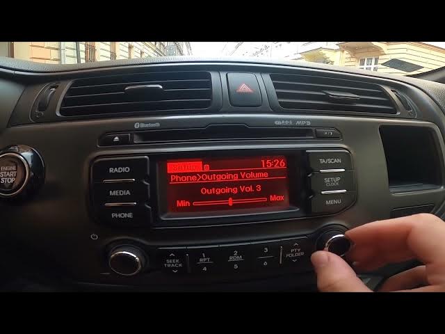 Video thumbnail for How to Adjust Outgoing Volume in Kia Rio III ( 2011 - 2016 ) | Manage Phone Volume