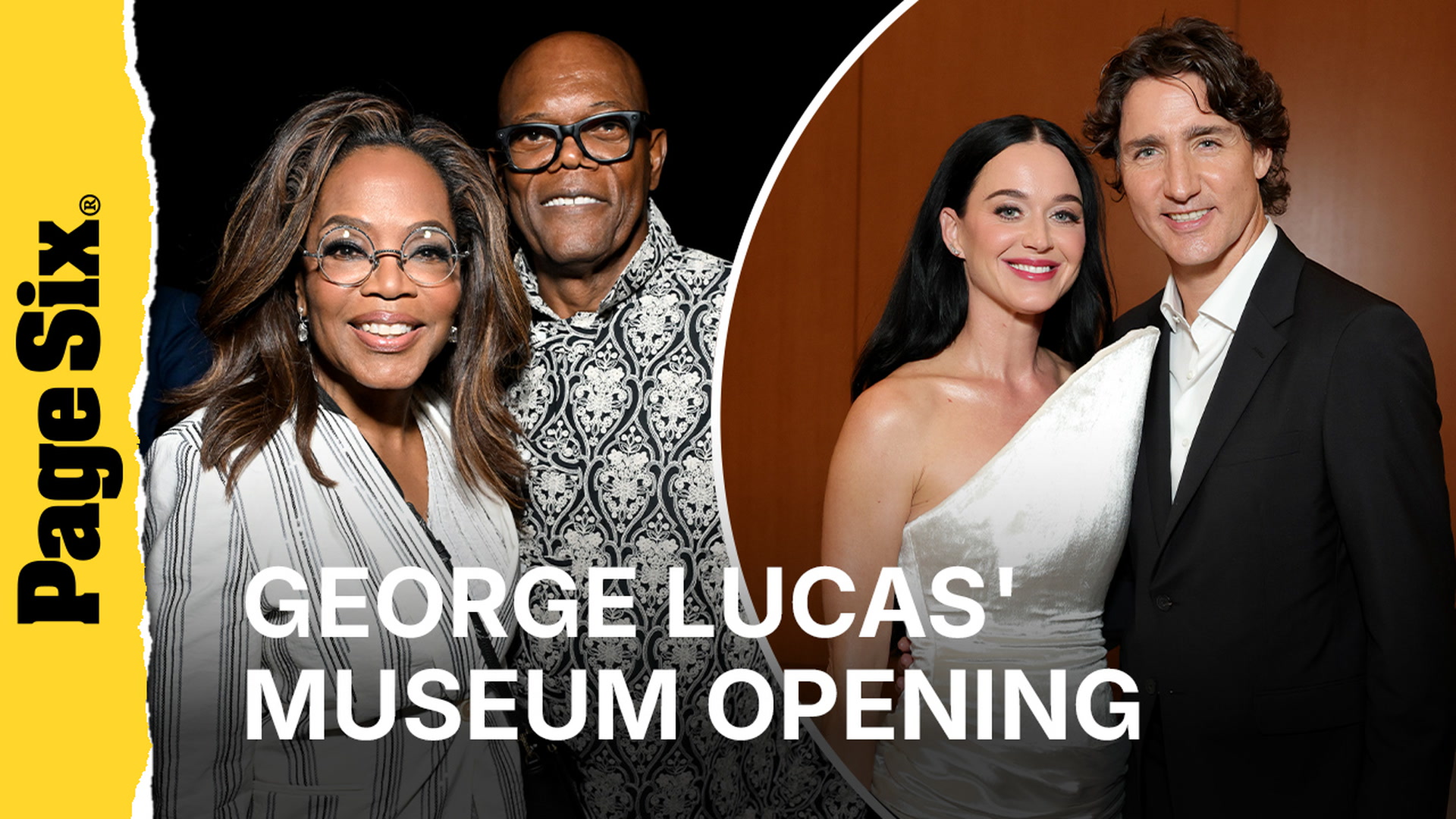 Video thumbnail for Inside George Lucas' Museum of Narrative Art opening night: Oprah Winfrey, Katy Perry and more