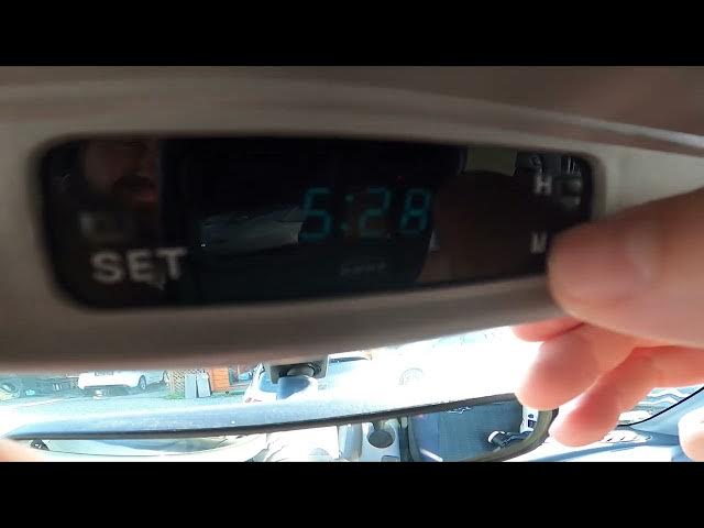 Video thumbnail for How to Change System Time on Dashboard in Mitsubishi Pajero III (2000 – 2006) - Change Date and Time