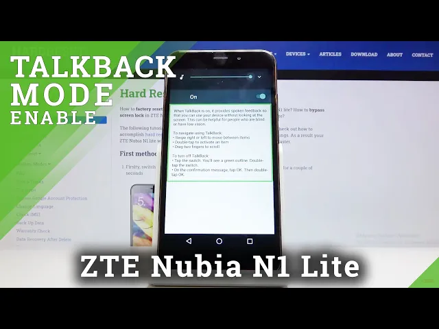 Video thumbnail for How to Enable Talkback in ZTE Nubia N1 Lite – Turn Off / On Screen Reader
