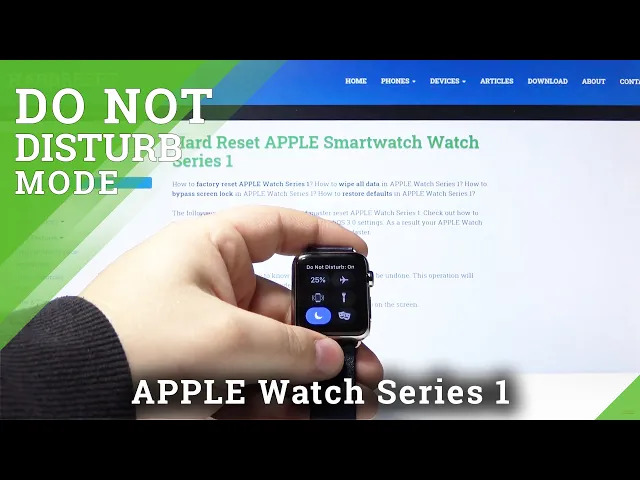 Video thumbnail for How to Activate DND Mode in APPLE Watch Series 1 – Silent Mode