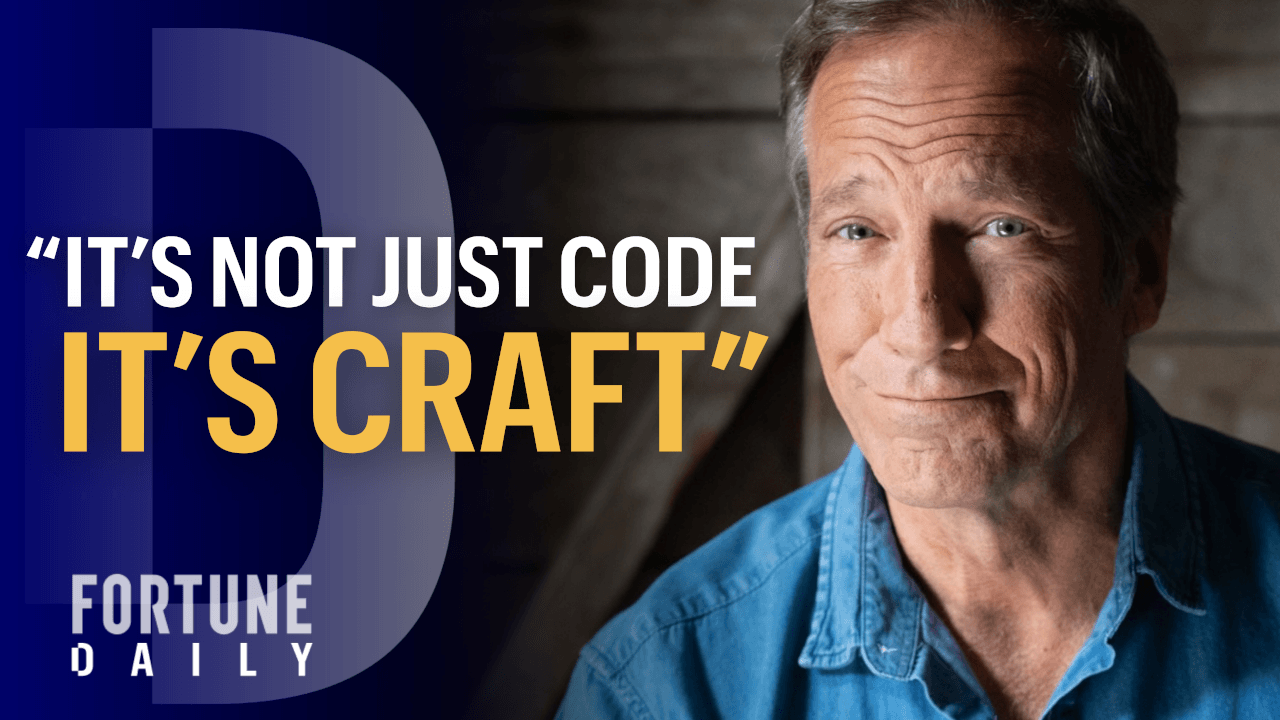 Video thumbnail for The Careers AI Can’t Replace ft. Mike Rowe | Fortune Daily