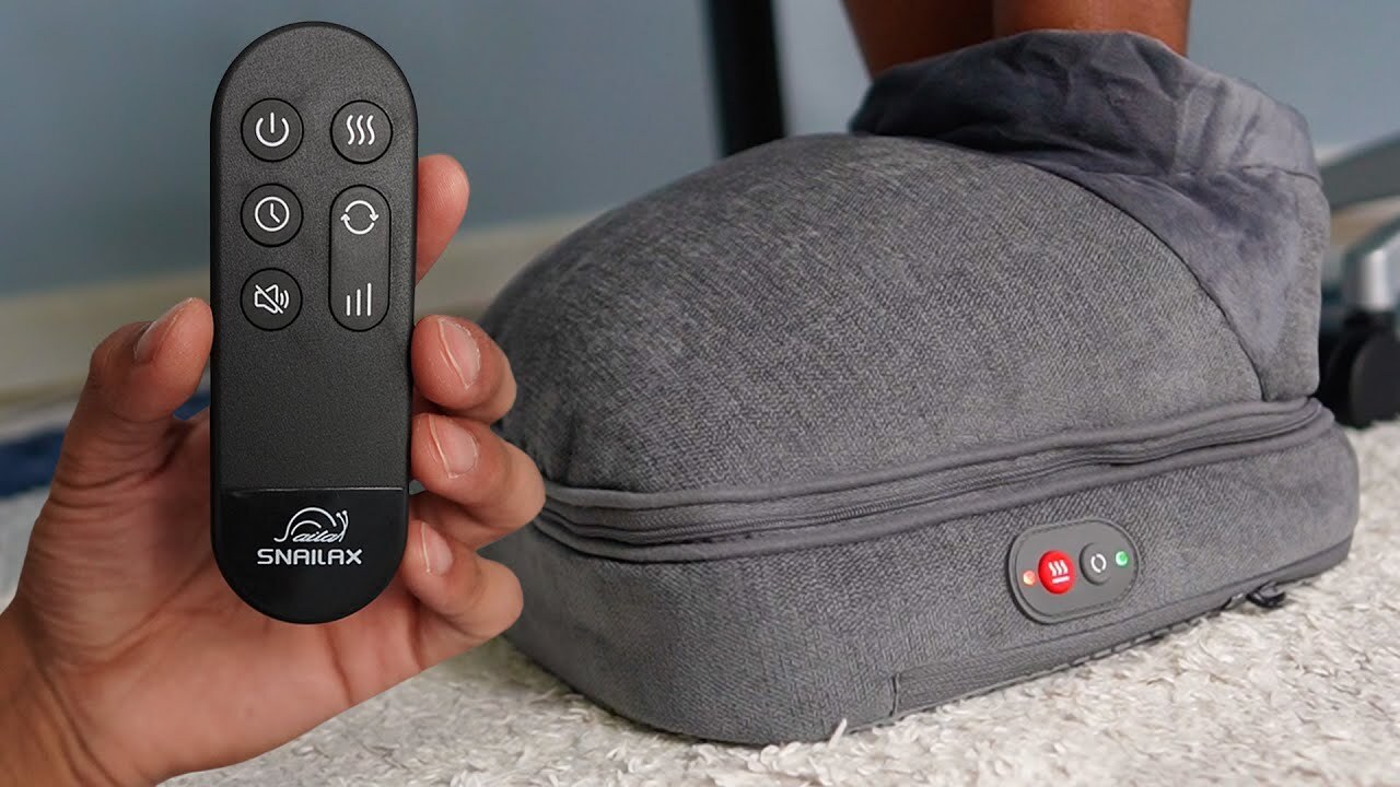 Video thumbnail for Testing Out The Snailax Vibration Foot Massager with Heat