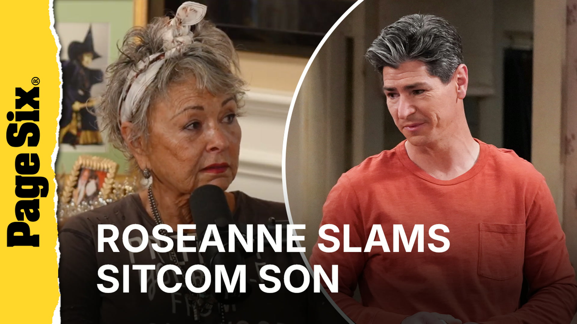 Video thumbnail for Roseanne Barr's feud with TV son Michael Fishman heats up