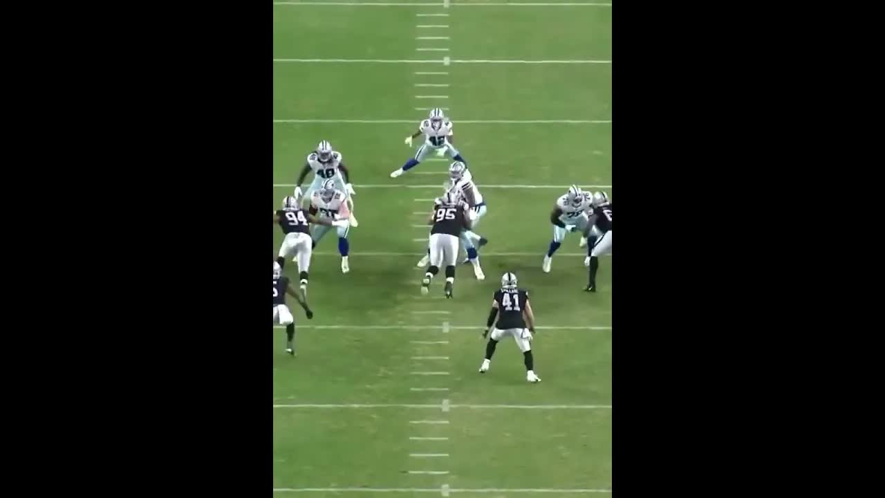 Video thumbnail for #Cowboys Cooper Beebe double-tap  Nate Tice