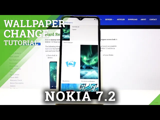 Video thumbnail for How to Update Display Look in Nokia 7.2 - Change Wallpaper