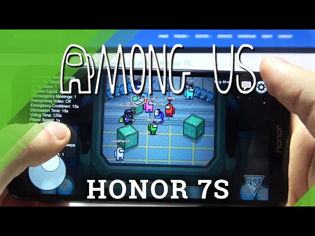 Video thumbnail for How Does Among Us Work On HONOR 7S – Gameplay