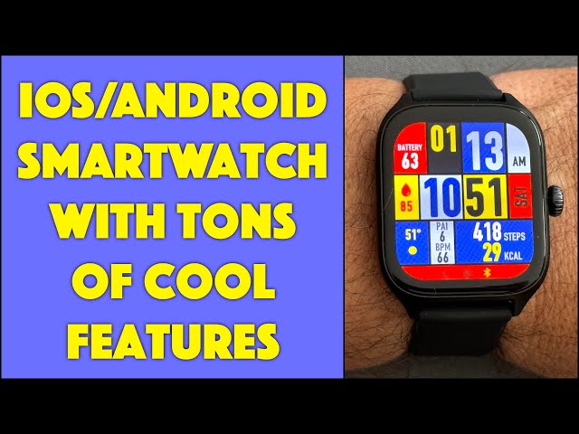 Video thumbnail for AMAZFIT GTS 4 Smartwatch -- DEMO & REVIEW