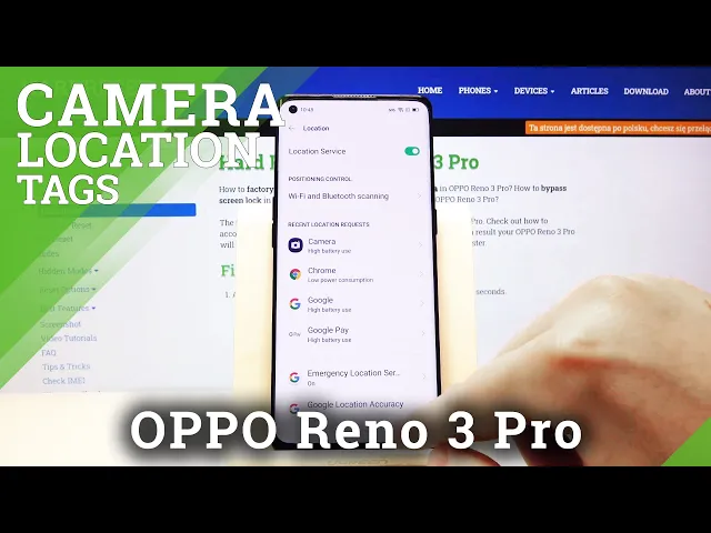 Video thumbnail for How to Activate Location Tags on Photos in OPPO Reno 3 Pro – Set Photo Location