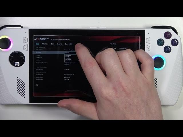 Video thumbnail for How To Change BIOS Language On ASUS ROG Ally