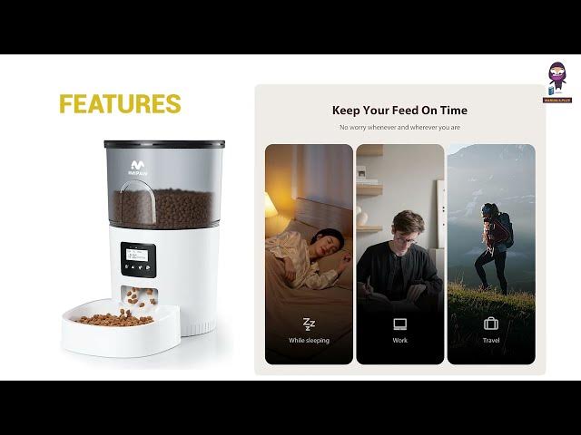 Video thumbnail for How to Assemble and Set Up the IMIPAW DU3L-KY Automatic Pet Feeder