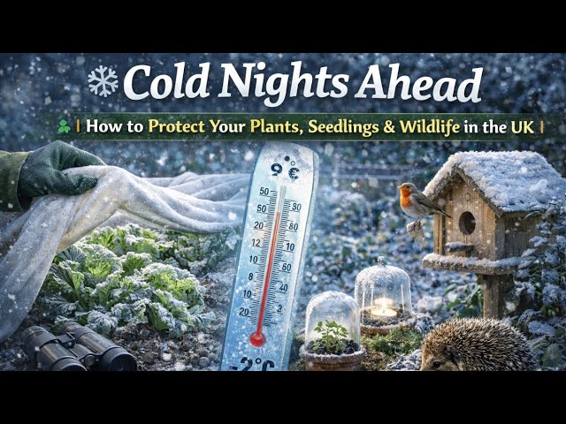 Video thumbnail for 🎥 ✅ ❄️ Cold Nights Ahead 🌿 | How to Protect Your Plants, Seedlings & Wildlife in the UK