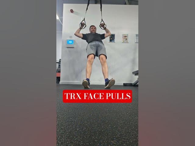 Video thumbnail for TRX FACE PULLS #trx #calisthenics #workout