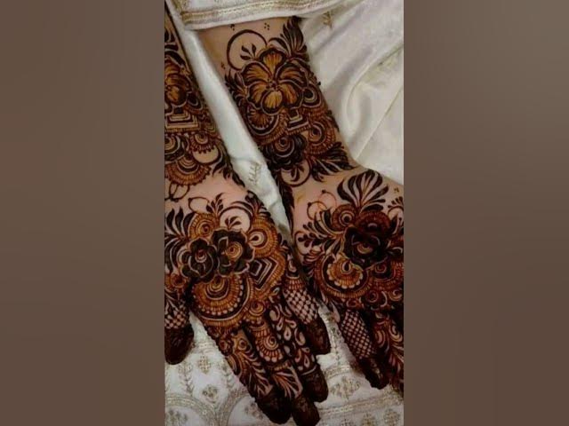 Video thumbnail for hamd#mehendi #henna #bridal #shortsviral #design#art#new