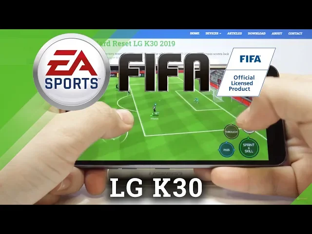 Video thumbnail for How FIFA Mobile works in LG K30 – Performance Checkup