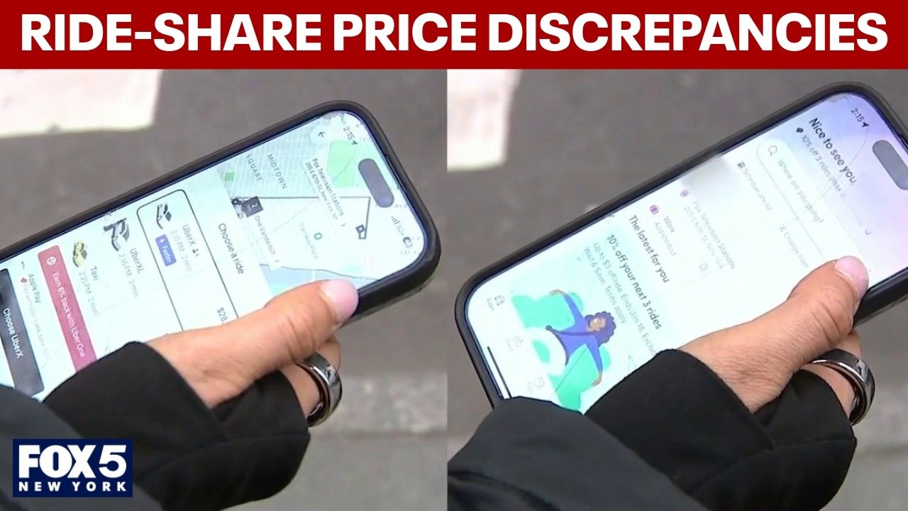 Video thumbnail for Price discrepancies between ride-share apps