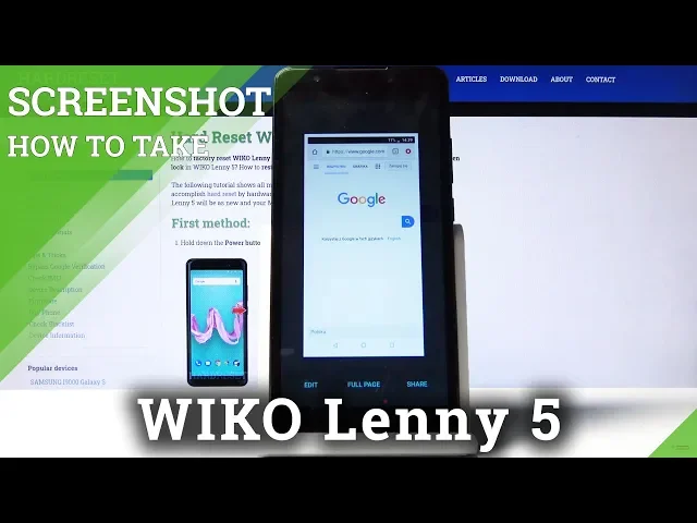 Video thumbnail for How to Capture Screen in WIKO Lenny 5 – All Screenshots Methods
