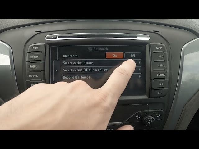 Video thumbnail for How to Enable or Disable Bluetooth in Car Radio in Ford Mondeo IV ( 2007 - 2014 )