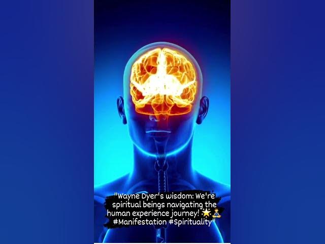 Video thumbnail for "Wayne Dyer's wisdom: We're spiritual beings navigating the human experience journey! 🌟🧘‍♂️