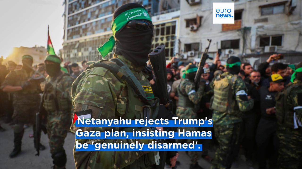 Video thumbnail for Kushner meets Israeli PM Netanyahu after talks with Hamas on Gaza peace plan