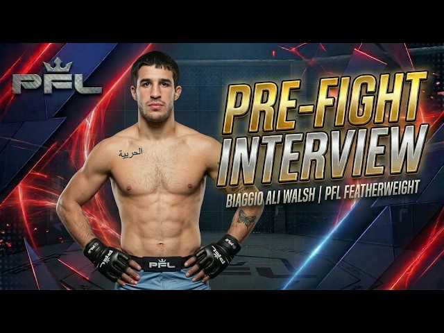 Video thumbnail for Biaggio Ali Walsh Excited To Fight In Chicago Again While Showing Growth | PFL Chicago