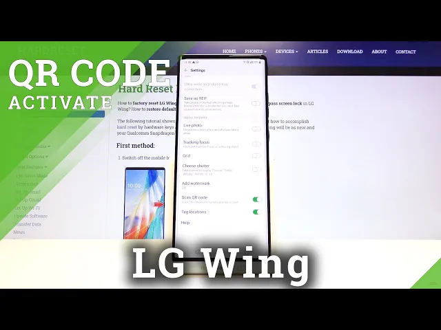 Video thumbnail for How to Allow Camera to Scan QR Codes in LG Wing – Enable Codes Scanner