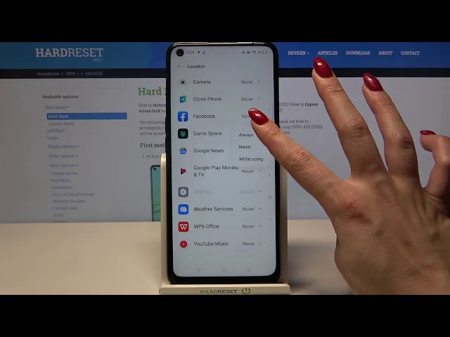 Video thumbnail for How to Manage Apps Permissions on OPPO A33 (2020) - Set Up Applications