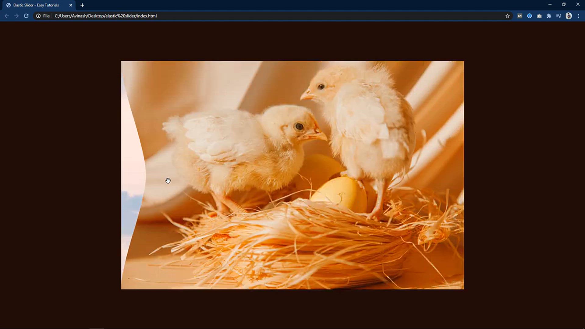 'Video thumbnail for How To Make An Elastic Image Slider _ Create Image Slider For HTML CSS Website'