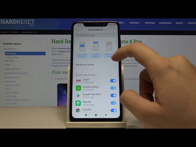 Video thumbnail for How to Change Notifications in XIAOMI Redmi Note 6 Pro – Customize Notifications