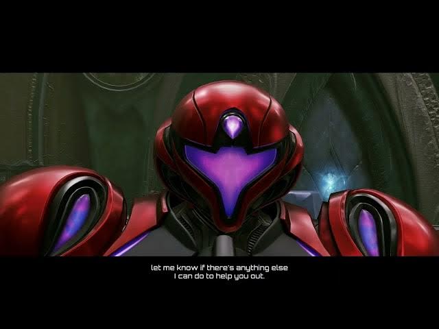 Video thumbnail for Metroid Prime 4 - Base Camp: Hand Over Thunder Chip To Myles Mackenzie |   Thunder Shot Cutscene