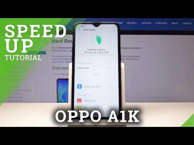 Video thumbnail for How to Speed Up OPPO A1K – Optimization Process