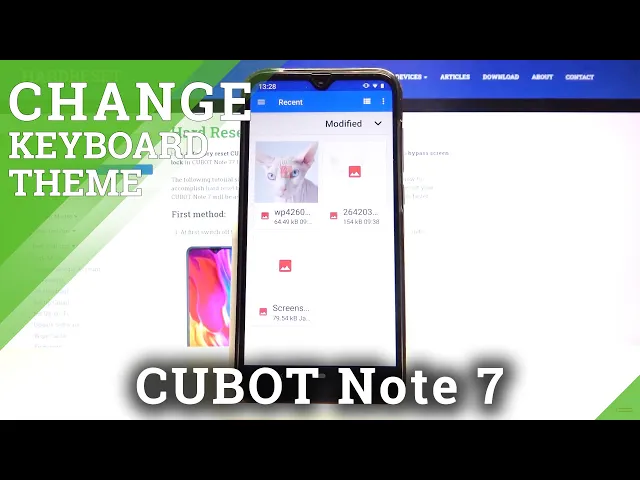 Video thumbnail for How to Customize Keyboard Theme with on Image in CUBOT Note 7 – Keyboard Design