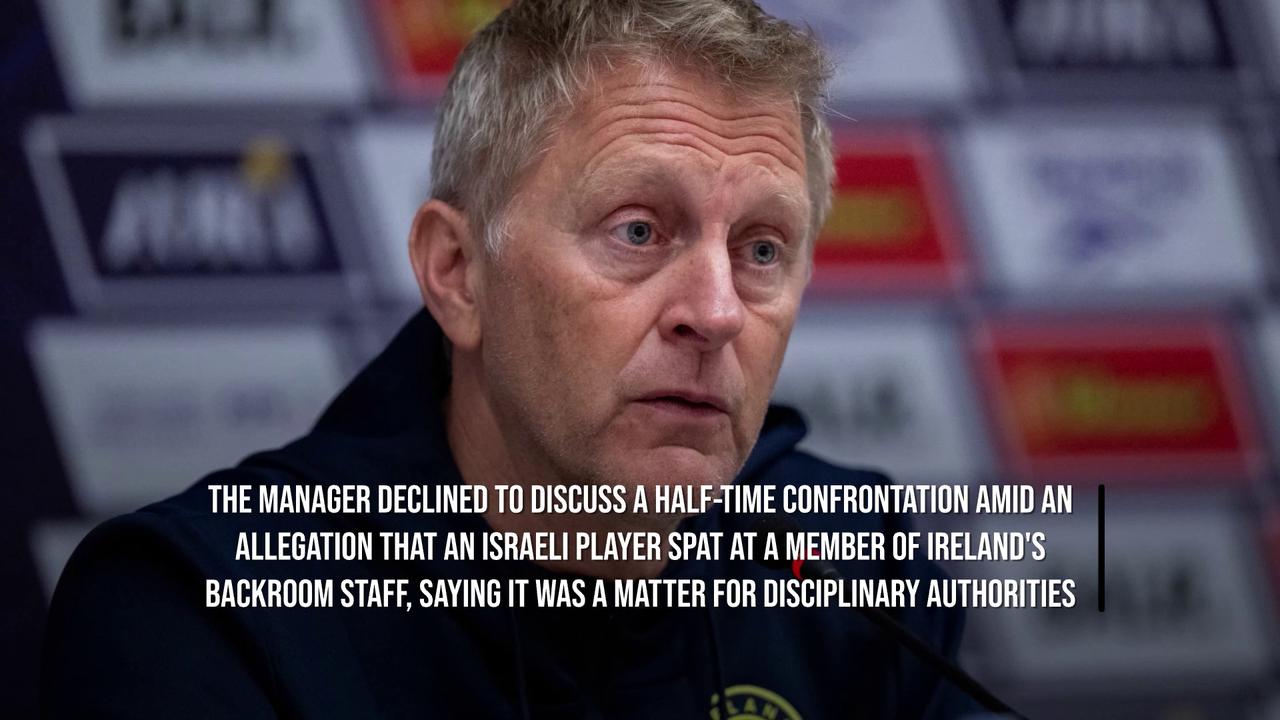 Video thumbnail for Hallgrímsson Calls On UEFA To Keep Ireland And Israel Apart After Tense Draw.
