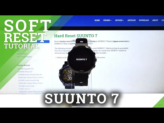 Video thumbnail for Force Restart SUUNTO 7 – Soft Reset