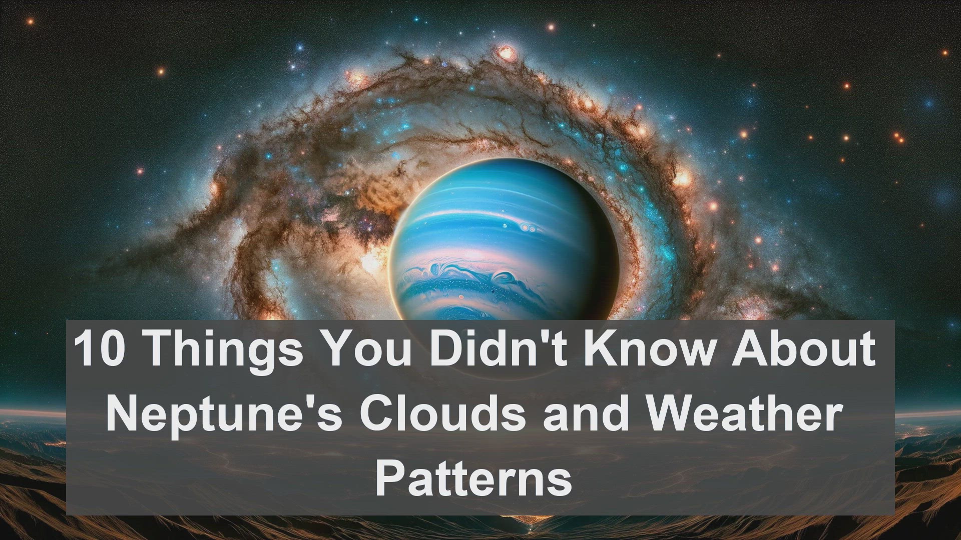 'Video thumbnail for 10 Things You Didn't Know About Neptune's Clouds and Weather Patterns'