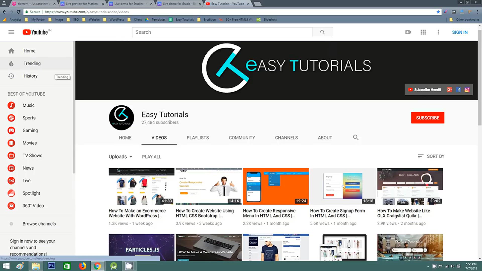 'Video thumbnail for How To Make A WordPress Website With Elementor 2018 (In Just 10 Minutes)'