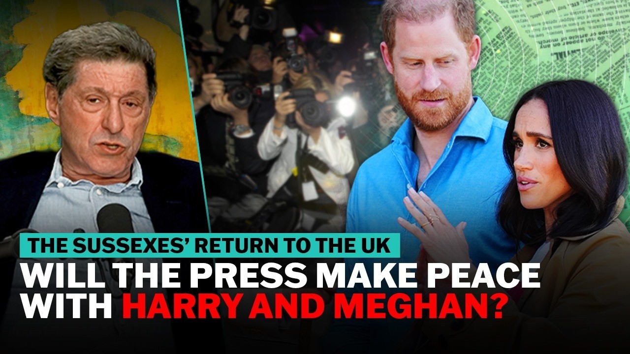 Video thumbnail for Harry and Meghan - why can't the media leave them alone? | The News Agents