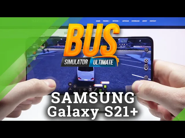 Video thumbnail for Test Bus Simulator: Ultimate  Gameplay on SAMSUNG Galaxy S21+ – High Graphics Checkup