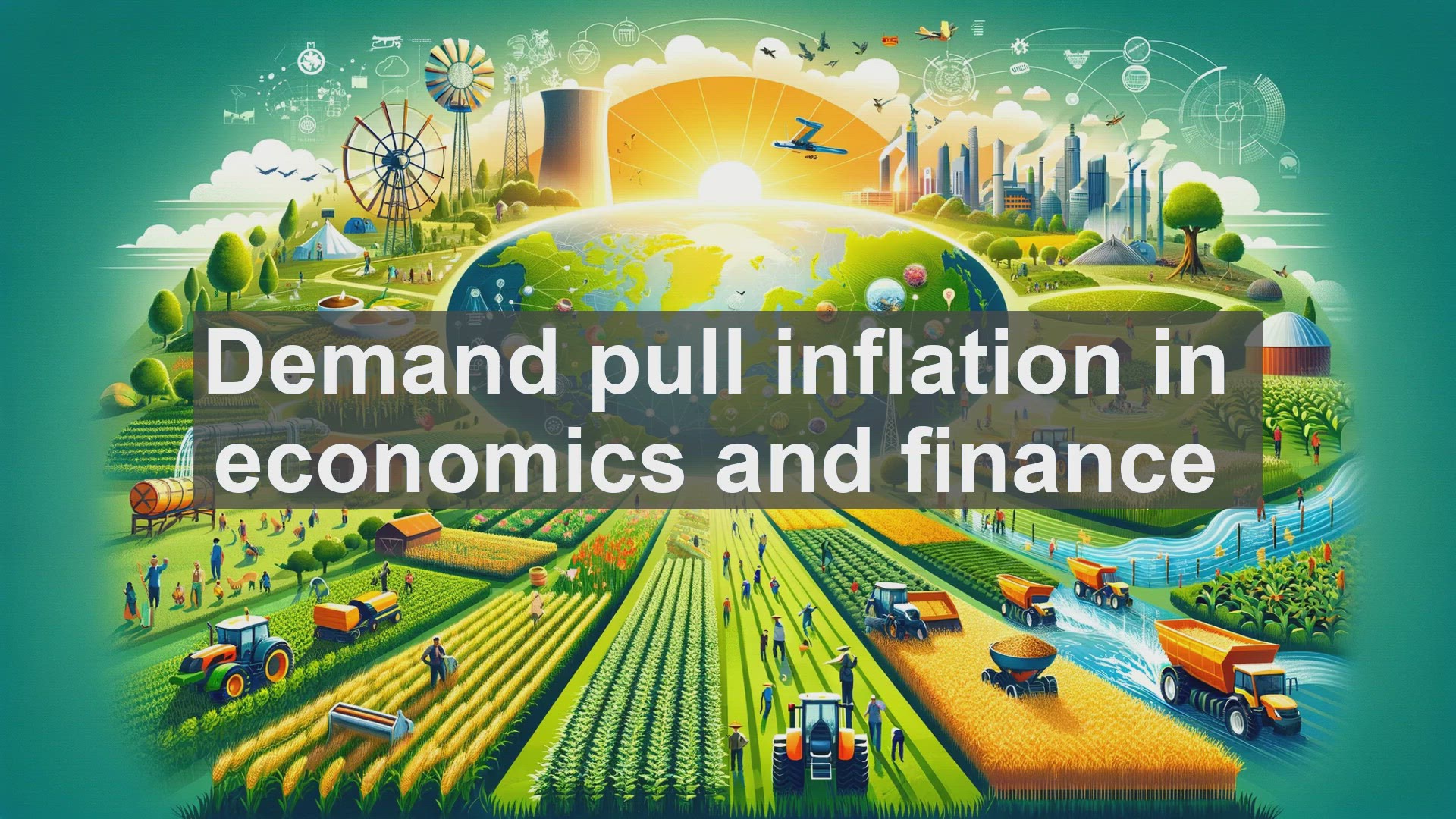 'Video thumbnail for Demand pull inflation in economics and finance'