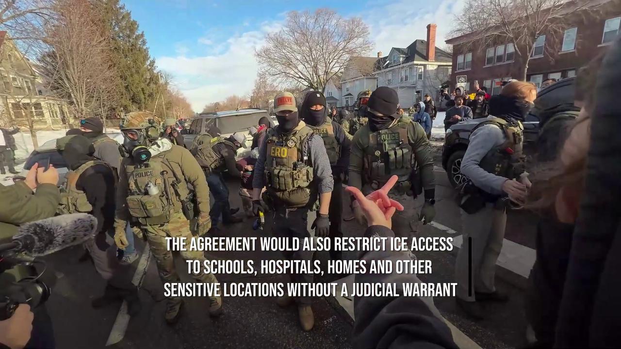 Video thumbnail for New York Moves To Ban Masked Law Enforcement Officers.